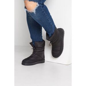 Yours Women's Wide & Extra Wide Fit Snow Boots in Black Size: 7EEE Black 7EEE Yours Women's Wide & Extra Wide Fit Snow Boots in Black Size: 7EEE Black 7EEE