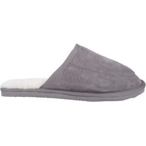 SNUGRUGS Men's Jesse, Suede Wool Mule Open Back Slippers with Lightweight Sole in Grey Size: 11 Grey 11 SNUGRUGS Men's Jesse, Suede Wool Mule Open Back Slippers with Lightweight Sole in Grey Size: 11 Grey 11