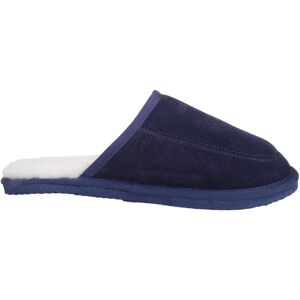 SNUGRUGS Men's Jesse, Suede Wool Mule Open Back Slippers with Lightweight Sole in Navy Size: 11 Navy 11 SNUGRUGS Men's Jesse, Suede Wool Mule Open Back Slippers with Lightweight Sole in Navy Size: 11 Navy 11