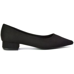 XY London Women's 'Karen' Pointed Toe Wedding Shoes Low Heel Bridal Heels in Jet Black Size: 7 Jet Black 7 XY London Women's 'Karen' Pointed Toe Wedding Shoes Low Heel Bridal Heels in Jet Black Size: 7 Jet Black 7
