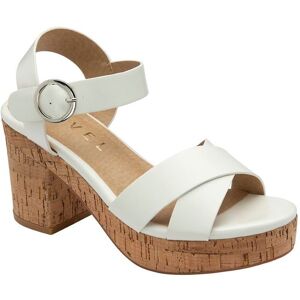 Ravel Women's 'Ghent' Open-Toe Platform Sandals in White Size: 7 White 7 Ravel Women's 'Ghent' Open-Toe Platform Sandals in White Size: 7 White 7