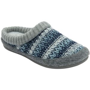 Lotus Women's 'Ophelia' Knitted Mule Slippers in Blue Size: 6.5 Blue 6.5 Lotus Women's 'Ophelia' Knitted Mule Slippers in Blue Size: 6.5 Blue 6.5