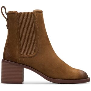 Clarks Women's Chamberly Top Walnut Suede Chelsea Boots, Ankle Boots in Brown Size: 7-Standard Fit Brown 7-Standard Fit Clarks Women's Chamberly Top Walnut Suede Chelsea Boots, Ankle Boots in Brown Size: 7-Standard Fit Brown 7-Standard Fit