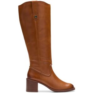 Clarks Women's Chamberly Up Mid Tan Leather Knee High Boots in Brown Size: 5-Standard Fit Brown 5-Standard Fit Clarks Women's Chamberly Up Mid Tan Leather Knee High Boots in Brown Size: 5-Standard Fit Brown 5-Standard Fit