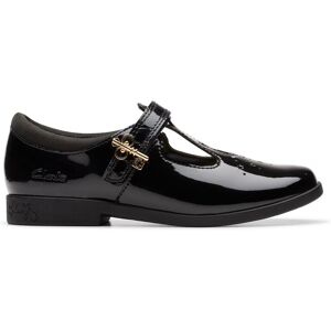 Clarks Lock Shine Kid Black Patent T Bar Shoes, School Shoes Size: 8-Standard Fit Black 8-Standard Fit Clarks Lock Shine Kid Black Patent T Bar Shoes, School Shoes Size: 8-Standard Fit Black 8-Standard Fit