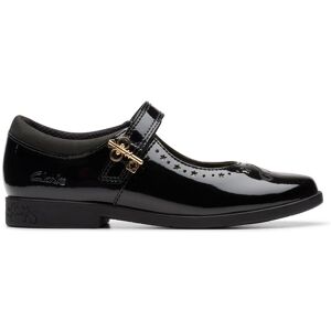 Clarks Lock Magic Kid Black Patent Mary Jane, Riptape, School Shoes Size: 7-Wide Fit Black 7-Wide Fit Clarks Lock Magic Kid Black Patent Mary Jane, Riptape, School Shoes Size: 7-Wide Fit Black 7-Wide Fit