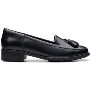 Clarks Women's Havisham Edge Loafer Black Leather Slip Ons, Loafers Size: 5.5-Wide Fit Black 5.5-Wide Fit Clarks Women's Havisham Edge Loafer Black Leather Slip Ons, Loafers Size: 5.5-Wide Fit Black 5.5-Wide Fit
