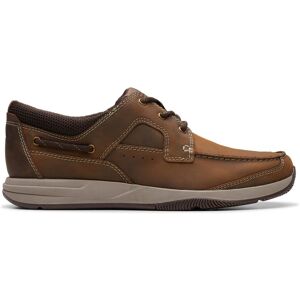 Clarks Men's Sailview Lace Beeswax Leather Boat Shoes, Lace Up in Brown Size: 6-Standard Fit Brown 6-Standard Fit Clarks Men's Sailview Lace Beeswax Leather Boat Shoes, Lace Up in Brown Size: 6-Standard Fit Brown 6-Standard Fit