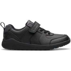 Clarks Daze Bright Kid Black Leather Riptape, School Shoes Size: 11-Standard Fit Black 11-Standard Fit Clarks Daze Bright Kid Black Leather Riptape, School Shoes Size: 11-Standard Fit Black 11-Standard Fit