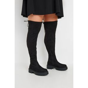 Yours Women's Extra Wide Fit Knee High Boots in Black Size: 5EEE Black 5EEE Yours Women's Extra Wide Fit Knee High Boots in Black Size: 5EEE Black 5EEE