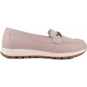 ABSOLUTE FOOTWEAR Women's Womens Genuine Smooth Leather Easy Slip On Loafer Shoes, Chunky Sole in Light Beige Size: 5 Light Beige 5 ABSOLUTE FOOTWEAR Women's Womens Genuine Smooth Leather Easy Slip On Loafer Shoes, Chunky Sole in Light Beige Size: 5 Light Beige 5
