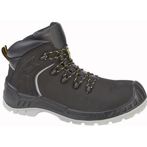 Grafters Men's Nubuck Safety Boots in Black Size: 12 Black 12 Grafters Men's Nubuck Safety Boots in Black Size: 12 Black 12