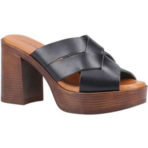 Hush Puppies Women's 'Gigi' Heeled Sandals in Black Size: 4 Black 4 Hush Puppies Women's 'Gigi' Heeled Sandals in Black Size: 4 Black 4