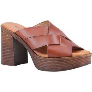 Hush Puppies Women's 'Gigi' Heeled Sandals in Tan Size: 4 Tan 4 Hush Puppies Women's 'Gigi' Heeled Sandals in Tan Size: 4 Tan 4