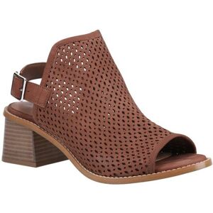 Hush Puppies Women's Louise Heeled Sandal in Brown Size: 7 Brown 7 Hush Puppies Women's Louise Heeled Sandal in Brown Size: 7 Brown 7