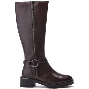 Moda In Pelle Women's 'Sherie' Leather Biker Boots in Burgundy Size: 5 Burgundy 5 Moda In Pelle Women's 'Sherie' Leather Biker Boots in Burgundy Size: 5 Burgundy 5