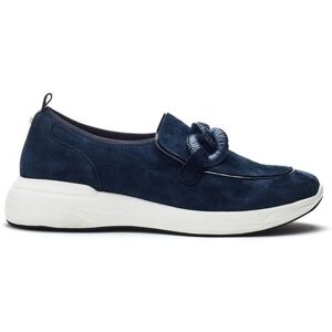 Moda In Pelle Women's 'Basil' Suede Loafers in Navy Size: 6 Navy 6 Moda In Pelle Women's 'Basil' Suede Loafers in Navy Size: 6 Navy 6