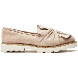 Moda In Pelle Women's 'Eves' Alcantara Loafers in Stone Size: 8 Stone 8 Moda In Pelle Women's 'Eves' Alcantara Loafers in Stone Size: 8 Stone 8
