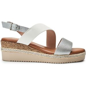 Moda In Pelle Women's 'Joani' Porvair Wedges in White Size: 6 White 6 Moda In Pelle Women's 'Joani' Porvair Wedges in White Size: 6 White 6
