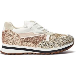 Moda In Pelle Women's 'Iskara' Porvair Chunky Trainers in Gold Size: 3 Gold 3 Moda In Pelle Women's 'Iskara' Porvair Chunky Trainers in Gold Size: 3 Gold 3
