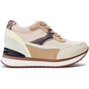 Moda In Pelle Women's 'Reo' Textile Trainers in Beige Size: 2 Beige 2 Moda In Pelle Women's 'Reo' Textile Trainers in Beige Size: 2 Beige 2