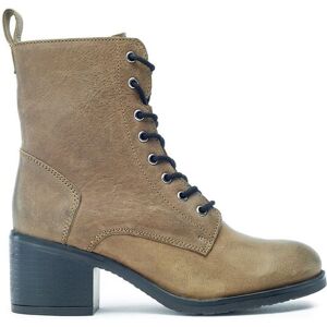 Moda In Pelle Women's 'Onda' Leather Heeled Boots in Taupe Size: 8 Taupe 8 Moda In Pelle Women's 'Onda' Leather Heeled Boots in Taupe Size: 8 Taupe 8