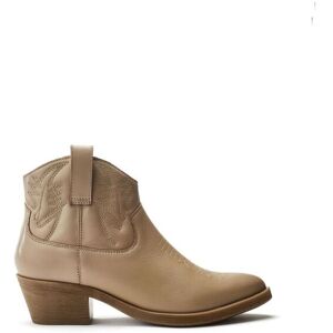Moda In Pelle Women's 'Bracknell' Leather Ankle Boots in Cream Size: 4 Cream 4 Moda In Pelle Women's 'Bracknell' Leather Ankle Boots in Cream Size: 4 Cream 4
