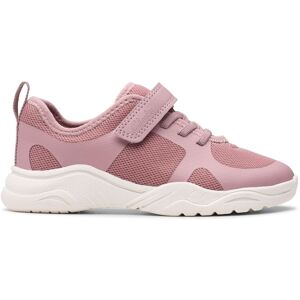 Clarks Feather Ath Kid Dusty Pink Trainers, Riptape Size: 7.5-Wide Fit Pink 7.5-Wide Fit Clarks Feather Ath Kid Dusty Pink Trainers, Riptape Size: 7.5-Wide Fit Pink 7.5-Wide Fit