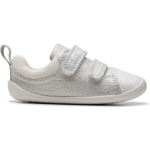 Clarks Roamer Craft Toddler Silver Fabric Pre Walker in Gold Size: 5-Standard Fit Gold 5-Standard Fit Clarks Roamer Craft Toddler Silver Fabric Pre Walker in Gold Size: 5-Standard Fit Gold 5-Standard Fit