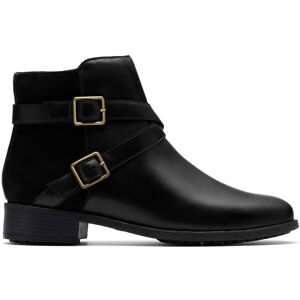 Clarks Women's Havisham Bay Black Leather Ankle Boots Size: 5-Standard Fit Black 5-Standard Fit Clarks Women's Havisham Bay Black Leather Ankle Boots Size: 5-Standard Fit Black 5-Standard Fit