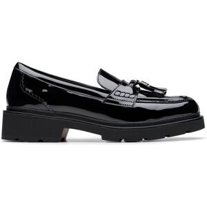 Clarks Women's Lauryl Tassel Black Patent Loafers, Slip Ons Size: 4-Wide Fit Black 4-Wide Fit Clarks Women's Lauryl Tassel Black Patent Loafers, Slip Ons Size: 4-Wide Fit Black 4-Wide Fit