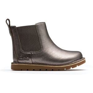 Clarks Joyful Sky Toddler Pewter Ankle Boots in Grey Size: 4-Extra Wide Fit Grey 4-Extra Wide Fit Clarks Joyful Sky Toddler Pewter Ankle Boots in Grey Size: 4-Extra Wide Fit Grey 4-Extra Wide Fit