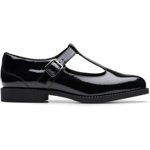 Clarks Tapa Hope Youth Black Patent T Bar Shoes, School Shoes Size: 3.5-Standard Fit Black 3.5-Standard Fit Clarks Tapa Hope Youth Black Patent T Bar Shoes, School Shoes Size: 3.5-Standard Fit Black 3.5-Standard Fit