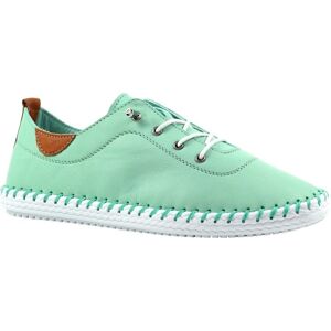 Lunar Women's St Ives Leather Plimsolls in Mint Size: 5 Mint 5 Lunar Women's St Ives Leather Plimsolls in Mint Size: 5 Mint 5