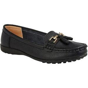 Boulevard Women's Action Leather Saddle Loafers in Black Size: 9 Black 9 Boulevard Women's Action Leather Saddle Loafers in Black Size: 9 Black 9