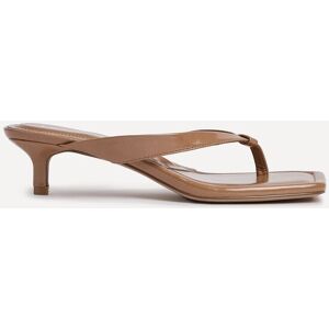 Linzi Women's Potential Caramel Faux Leather Toe Post Kitten Heel in Beige Size: 6-Standard Fit Beige 6-Standard Fit Linzi Women's Potential Caramel Faux Leather Toe Post Kitten Heel in Beige Size: 6-Standard Fit Beige 6-Standard Fit