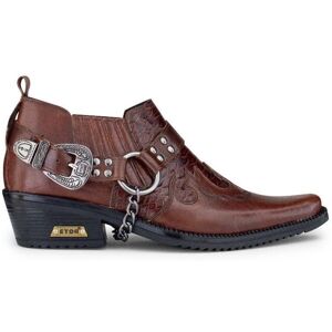 Infinity Leather Men's Leather Winklepicker Cowboy Cuban Biker Shoes in Brown Size: 8 Brown 8 Infinity Leather Men's Leather Winklepicker Cowboy Cuban Biker Shoes in Brown Size: 8 Brown 8