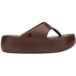 Melissa Shoes Women's Free Platform Thong Jelly Sliders in Bronze Size: 8 Bronze 8 Melissa Shoes Women's Free Platform Thong Jelly Sliders in Bronze Size: 8 Bronze 8