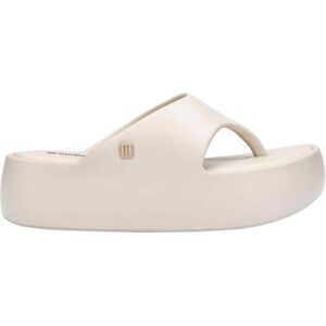 Melissa Shoes Women's Free Platform Thong Jelly Sliders in Beige Size: 4 Beige 4 Melissa Shoes Women's Free Platform Thong Jelly Sliders in Beige Size: 4 Beige 4