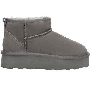 EverAu Australia Women's Real Sheepskin Heron Ultra Mini Platform Boots with EVA Sole in Grey Size: 5 Grey 5 EverAu Australia Women's Real Sheepskin Heron Ultra Mini Platform Boots with EVA Sole in Grey Size: 5 Grey 5