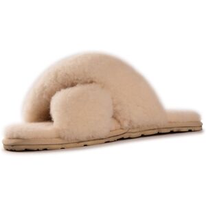 Aus Wooli Australia Women's Sheepskin Wool Brighton Slippers in Tan Size: 3 Tan 3 Aus Wooli Australia Women's Sheepskin Wool Brighton Slippers in Tan Size: 3 Tan 3