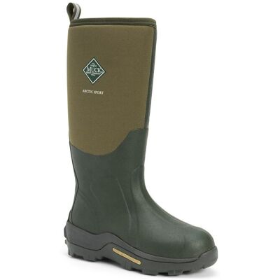 Muck Boots Men's 'Arctic Sport' Wellingtons in Green Size: 7 Green 7 Muck Boots Men's 'Arctic Sport' Wellingtons in Green Size: 7 Green 7