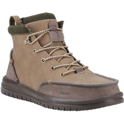 Hey Dude Men's Bradley Tumbled Classic Boots in Brown Size: 8 Brown 8 Hey Dude Men's Bradley Tumbled Classic Boots in Brown Size: 8 Brown 8
