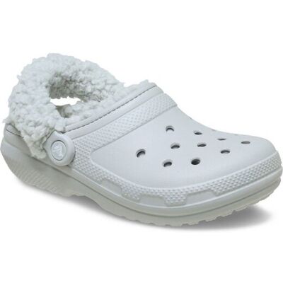 Crocs Men's Classic Fleece Lined Clog in Off-White Size: 12 Off-White 12 Crocs Men's Classic Fleece Lined Clog in Off-White Size: 12 Off-White 12