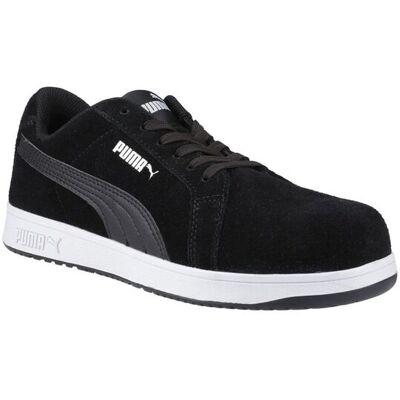 Puma Safety Men's Iconic Low Safety Shoes in Black Size: 8 Black 8 Puma Safety Men's Iconic Low Safety Shoes in Black Size: 8 Black 8