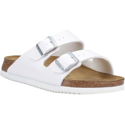 Birkenstock Women's Arizona Sandal in White Size: 7.5 White 7.5 Birkenstock Women's Arizona Sandal in White Size: 7.5 White 7.5