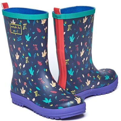 Moshulu 'Nemo' Colourful Wellies in Indigo Size: Infant 12 Indigo Infant 12 Moshulu 'Nemo' Colourful Wellies in Indigo Size: Infant 12 Indigo Infant 12