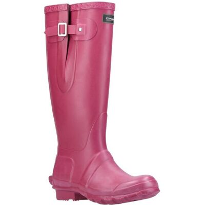 Cotswold Women's 'Windsor Welly' Plain Rubber Wellington Boots in Pink Size: 5 Pink 5 Cotswold Women's 'Windsor Welly' Plain Rubber Wellington Boots in Pink Size: 5 Pink 5
