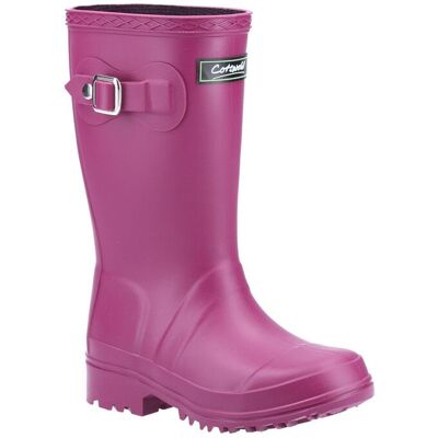 Cotswold Girl's 'Buckingham' Wellington Boots in Dark Pink Size: Infant 8 Dark Pink Infant 8 Cotswold Girl's 'Buckingham' Wellington Boots in Dark Pink Size: Infant 8 Dark Pink Infant 8