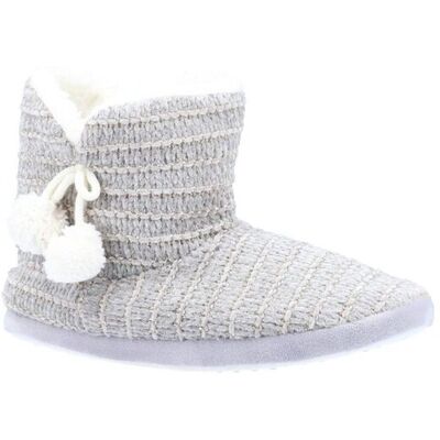 Divaz Women's Saturn Knitted Bootie Slipper in Grey Size: Medium Grey M Divaz Women's Saturn Knitted Bootie Slipper in Grey Size: Medium Grey M